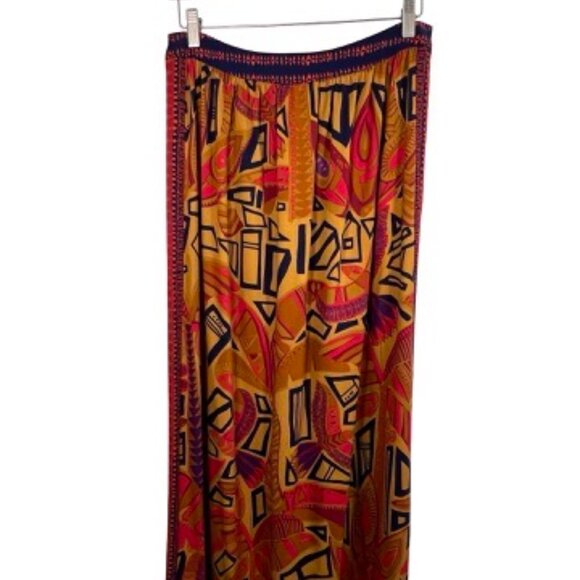 Farm Rio Cool Tropical Button Down Maxi Skirt Size Medium - Picture 9 of 15